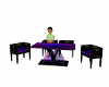 purple club table