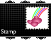 [dD] Love Rainbow Stamp