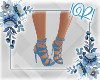 Blue Lace-Up Sandals V2