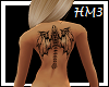Spinal Wings Tattoo