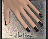clothes - black nails