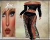 J~LACE BAGGY SLIT PANT B