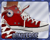 Co. Red Converse M.