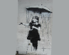 ♔ Banksy Rain Poster