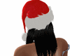 christmas hat with hair