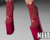 NT F Heels Valentine Red
