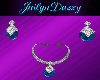 [JD]Blue Jewelry Set