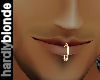 HB Solid Gold Lip Ring M