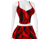red&black mini dress