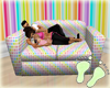 Colorful Naptime Couch