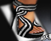 (X)silver/black shoe