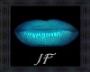 Lips Bleu Glitter