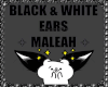 ✧ Black-White Ears ✧