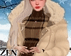 Winter Fur Coat (Beige)