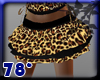 black sexy leopard skirt