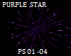 purple stars Dj light