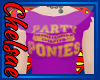 {>Party Ponies! (violet)