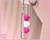 Pink Heart Pin Earrings