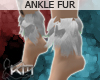 +KM+ Ankle Fur Silver