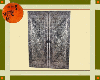 Oriental silver door