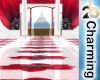 red/white wedding room