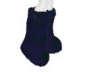 Purple Fur Boots