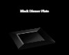Black Dinner Plate