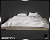 Z3D🐾 Rustic Wood Bed