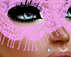 Lace Baby Pink Mask