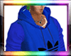  hoodie blue M
