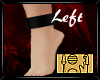 F Black Anklet (Left)