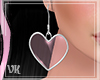 ౮ƙ-Pink Heart Earring