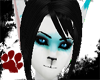 Neon Blue Kitty ears