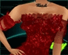 sexy red cocktel dress