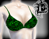 Green Webz Bikini Top