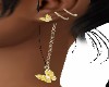 Yellow Butterfly Earring