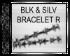 Blk & Silv Star Brac R