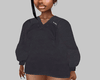 attico fleece mini dress