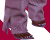 Pink Leath Heel/Boot