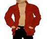 red sude jacket