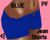 c] BLUE Jean Shorts PF