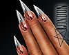 Nails: French Metallic