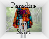 Paradise Bl Floral Skirt