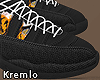 Black Low 12s Sneakers
