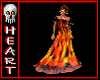 Pagan Fire Gown Animated