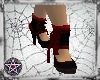 ![Nero] black red Shoes