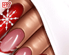 Red Candycane Nails