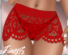 RL Red Lace Skirt
