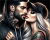 COUPLE BLONDE CUTOUT 3