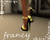 gold kelly shoes